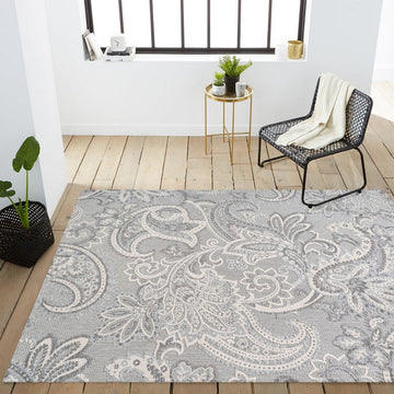 Gordes Paisley High-low Indoor/outdoor Area Rug